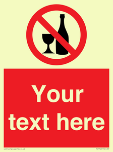 Custom prohibition no alcohol